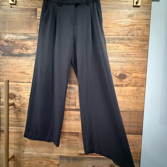 American Eagle Poppy Black Wide-Leg Pants - Picture 6 of 14